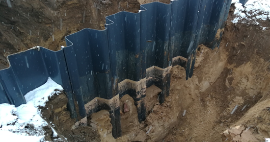 Ecoseal sheet piles