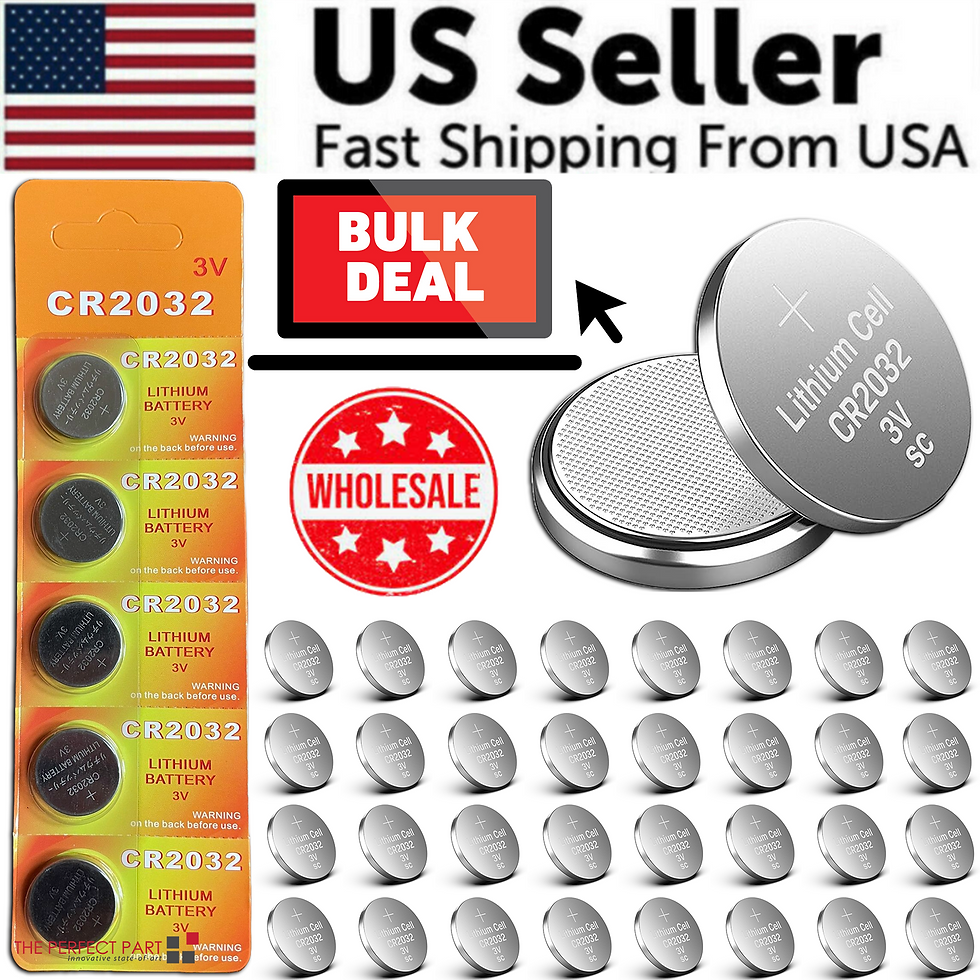 Miniatura: 5-50x LITHIUM BATTERY 3V CR2032 CR 2032 BR2032 DL2032 Remote Button Cell Watch