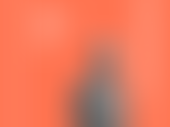 Beeld van een Man met oranje achtergrond