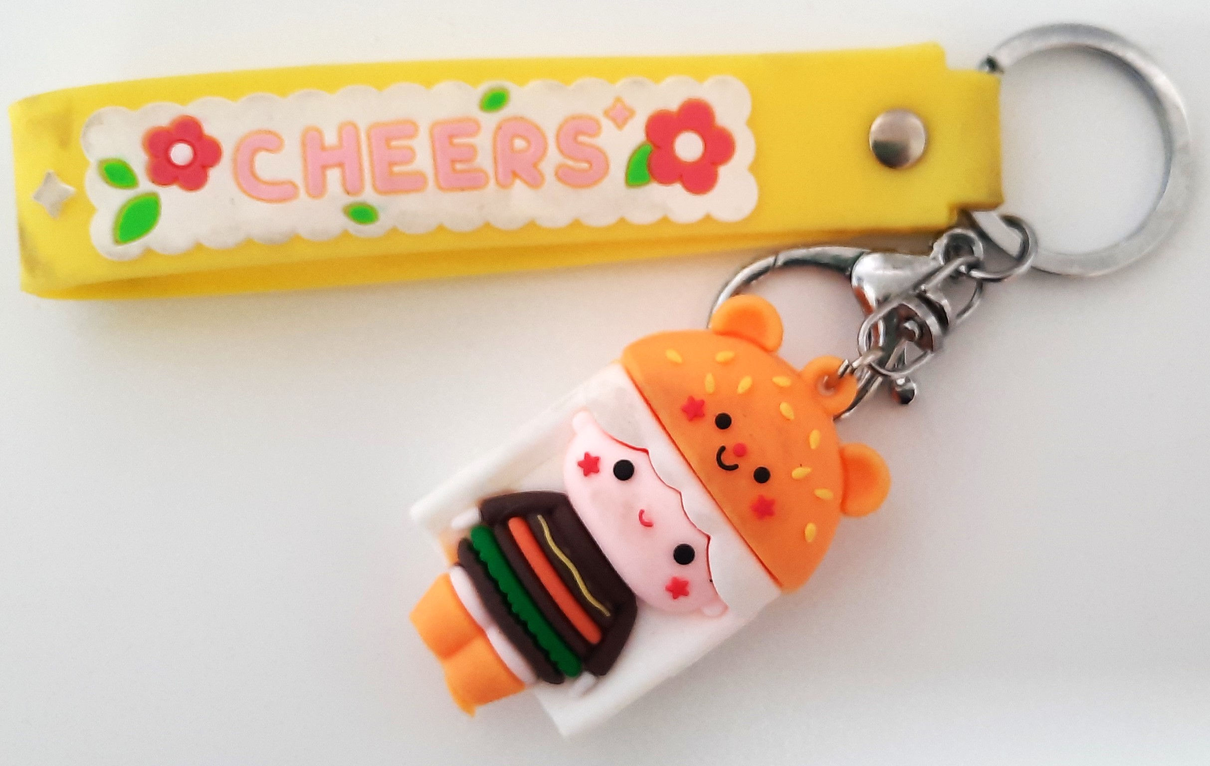 Chaveiros Texturizados Infantis para mochilas escolares e bolsas