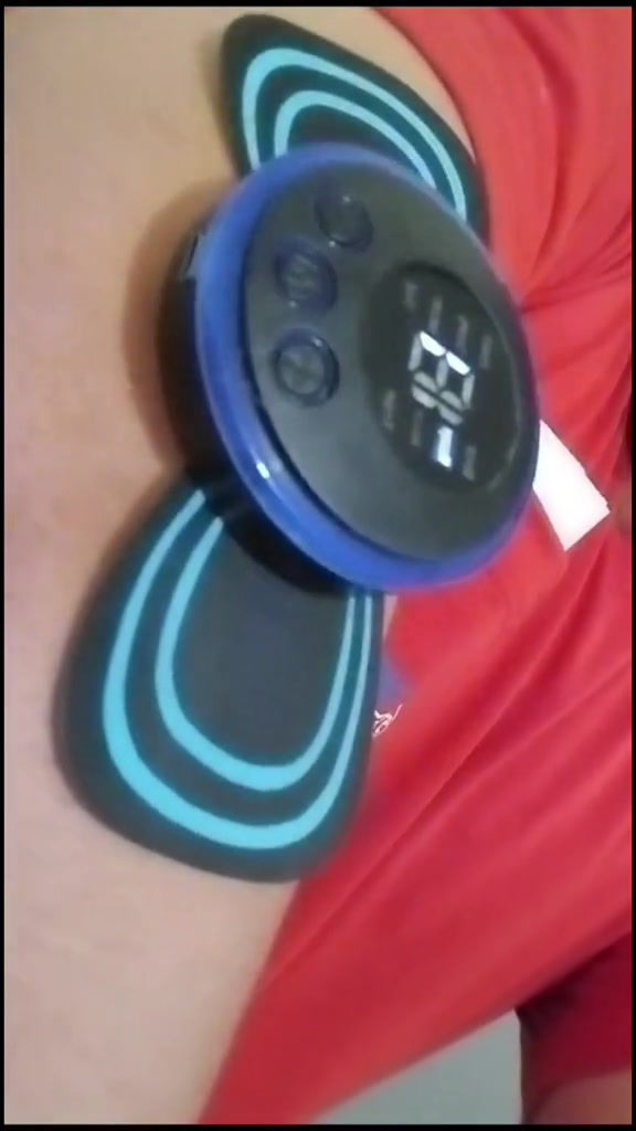 Miniatura: Mini Massageador Pulso Elétrico Portátil Recarregável