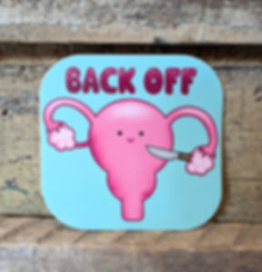 Back Off Sticker