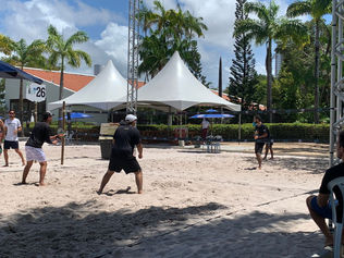 CAA-PB comemora sucesso da clínica de beach tennis realizada neste último sábado (28)