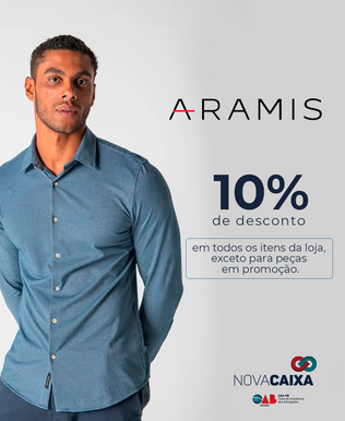 CAA-PB firma convênio, e advocacia terá desconto especial com a loja de roupas masculina Aramis
