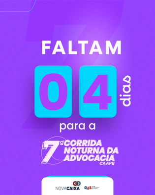 Faltam 4 dias para a 7ª Corrida Noturna da Advocacia