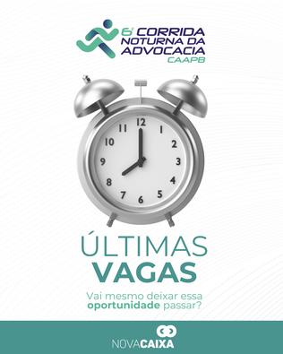 ÚLTIMAS VAGAS! Participe da 6ª Corrida Noturna da Advocacia
