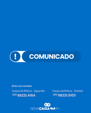 Comunicado Importante!