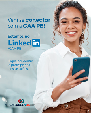 A CAA-PB agora está no LinkedIn