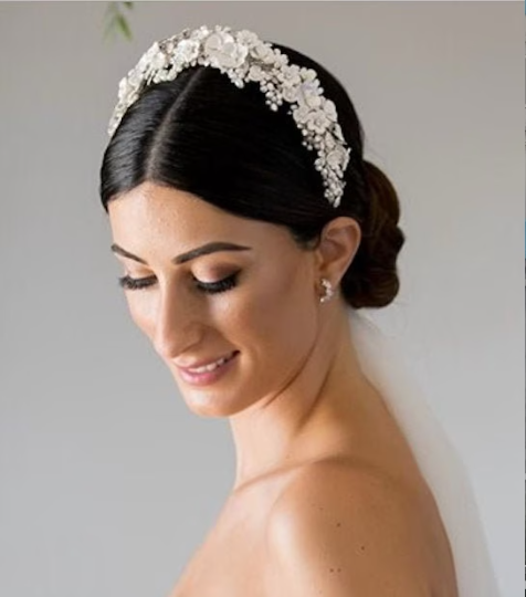 Thumbnail: Ophelia Floral Bridal Headband