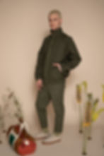 Storm Jacket in Forest Green from the front