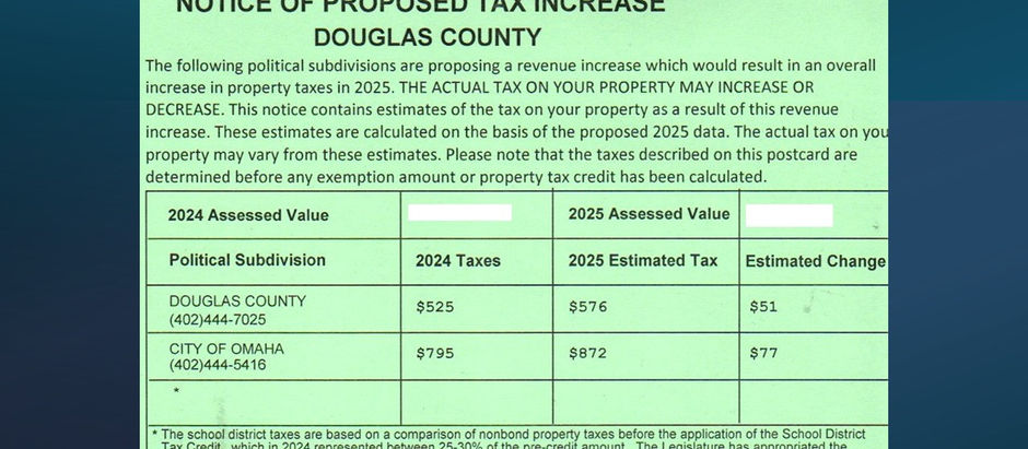 Notice of Property Tax Increase Douglas County