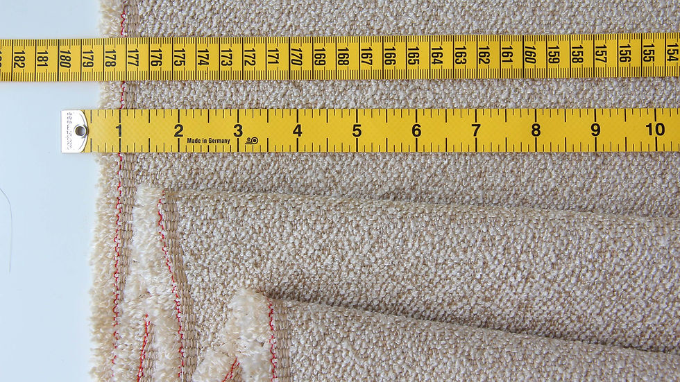 Thumbnail: creamy beige boucle olefin upholstery fabric for garden furniture