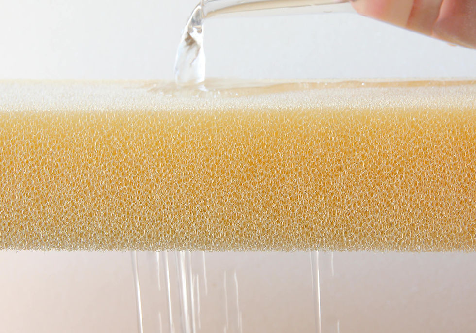 reticulated waterproof marine quick dry foam remnants