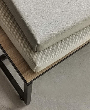 Coussins de banc personnalisés pour intérieur moderne