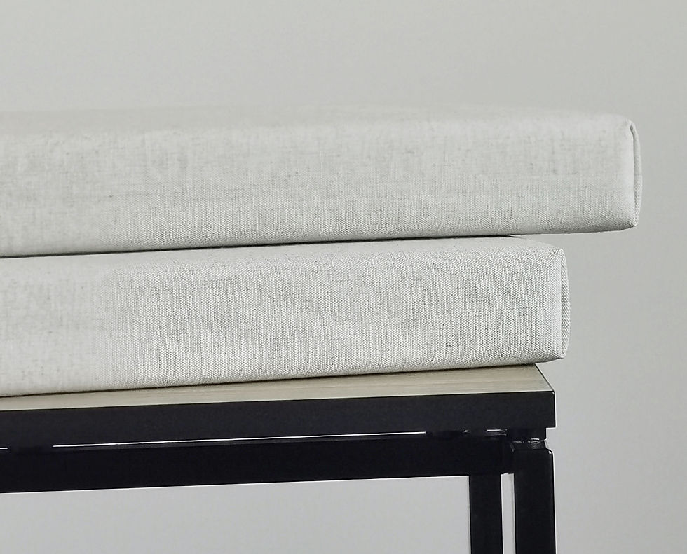 Thumbnail: Extra long custom bench cushions