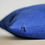 Miniature : Blue linen pillow with invisible zipper