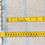 Thumbnail: Natural undyed hemp cotton fabric with blue stripes