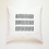 Miniature : Modern rustic pillow cover black and white Scandinavian style