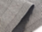 Thick upholstery fabric black and natural ecru chevron wool blend