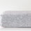 Miniature : Light gray custom bench cushion with boucle texture