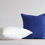 Miniature : Blue and white sofa pillows
