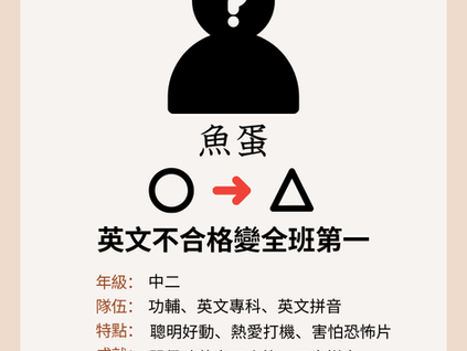 英文不合格變全班第一