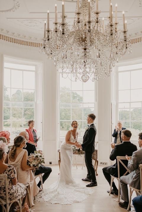 Rockbeare manor ceremony room, chandelier, country house photographer 