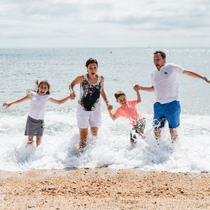 Beach Fun - Family Photoshoot at Blackpool Sands, Devon