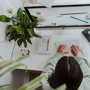 Business Branding Photographs of an illustrator and designer in Plymouth, Devon