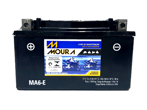 Bateria Moura 6Ah