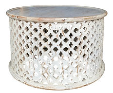 white washed wood coffee table