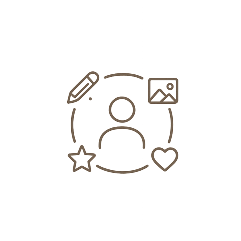 Icon für Branding, Markenaufbau und Unternehmensauftritt