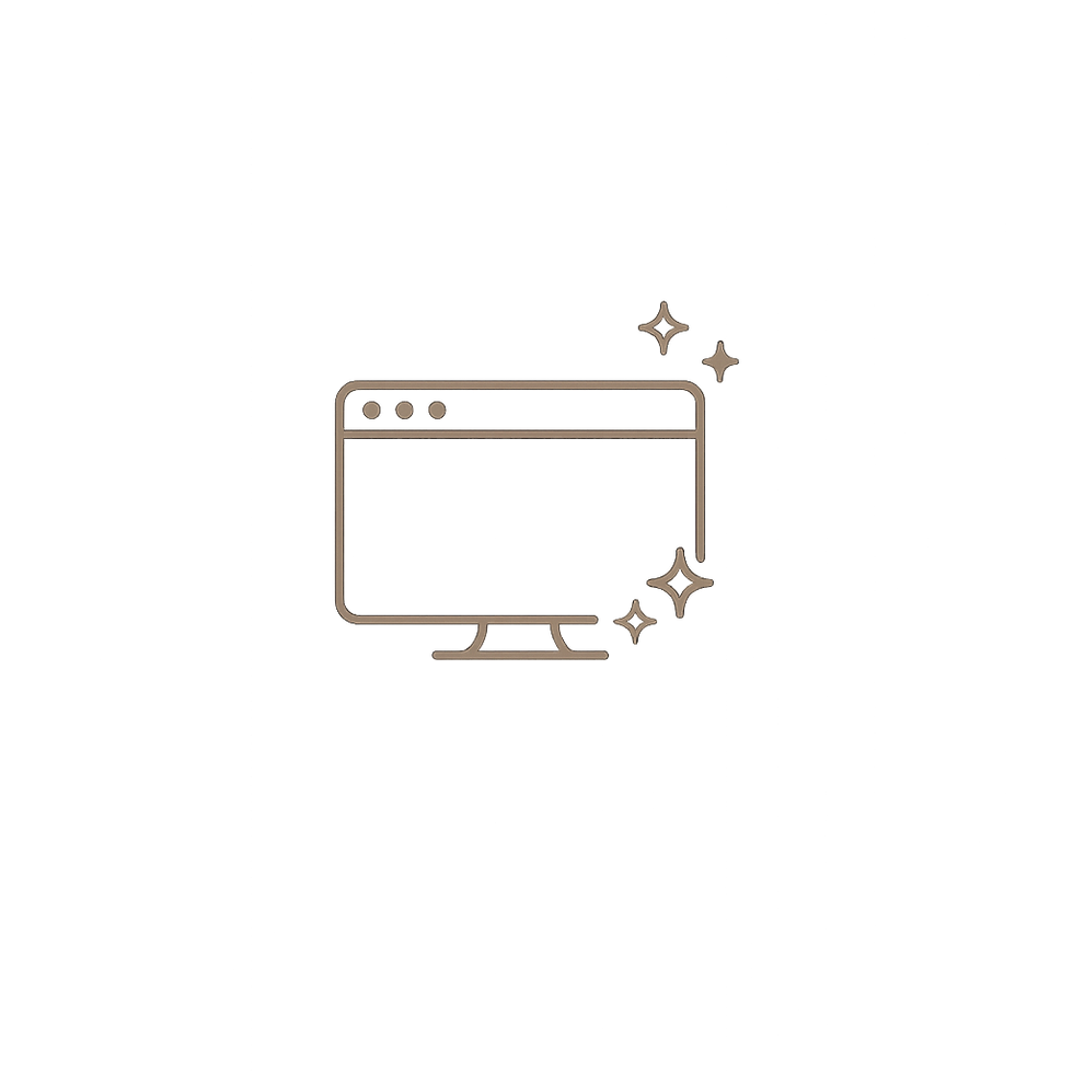 Icon für Webdesign und professionelle Websites