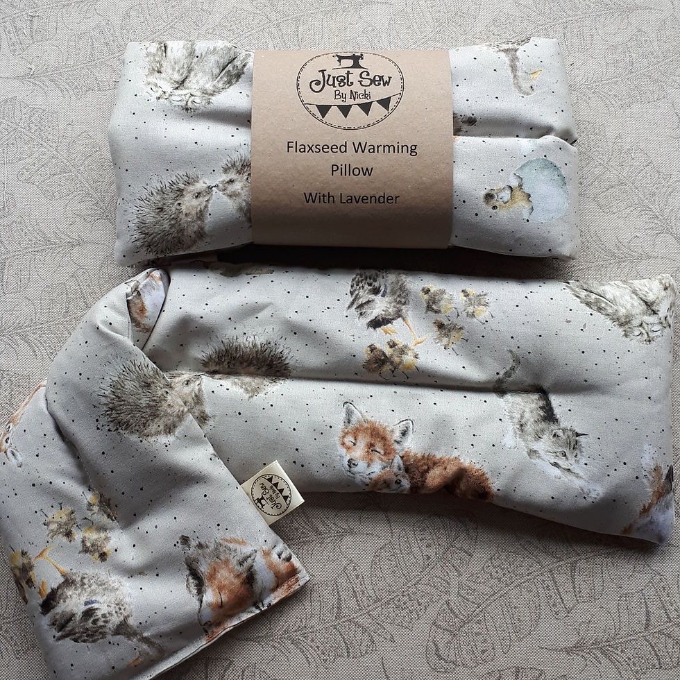Mixed woodland Animal Flaxseed Warming pillow