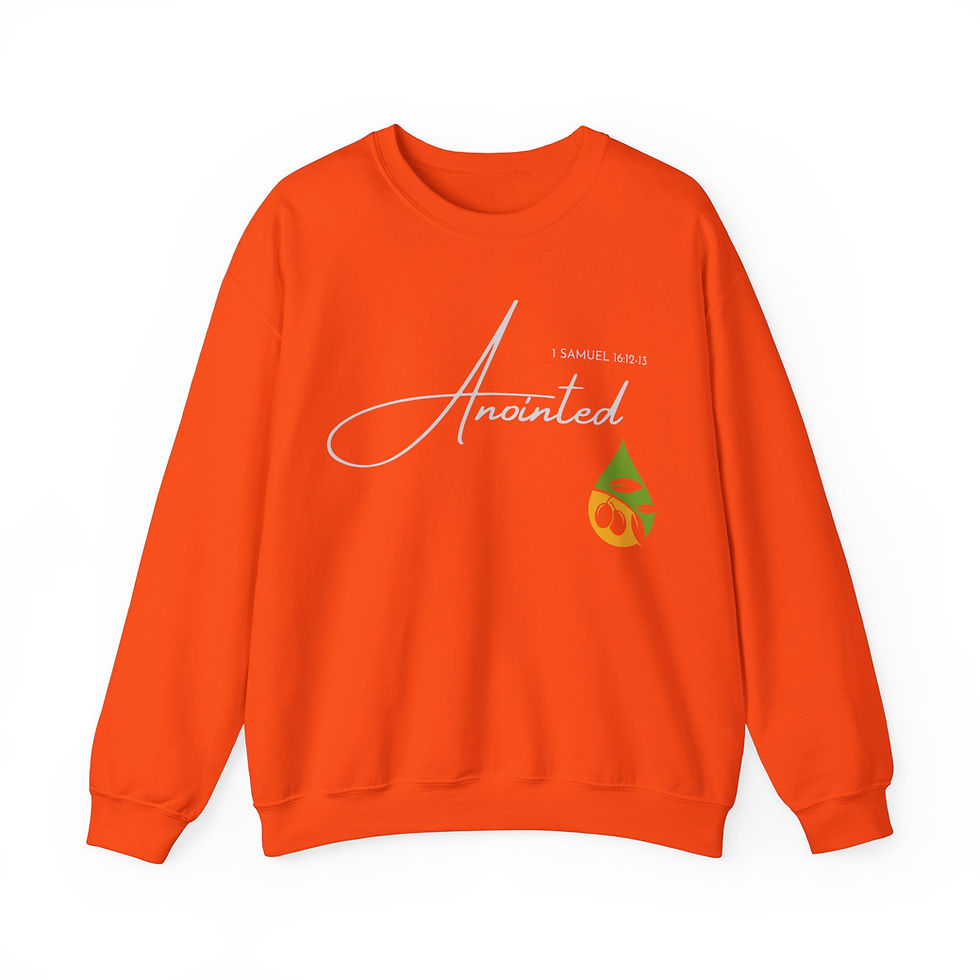 Thumbnail: 1Samuel 16:12-13, Anointed One, Christian Sweatshirt, Chosen, Christian Apparel