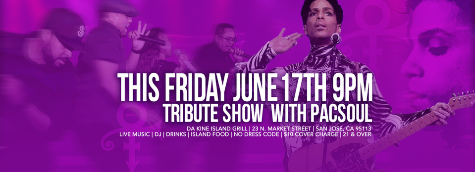 Prince Tribute Show Facebook Banner.