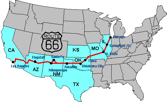 Get your Kicks on Route 66 or Is America in Decline?