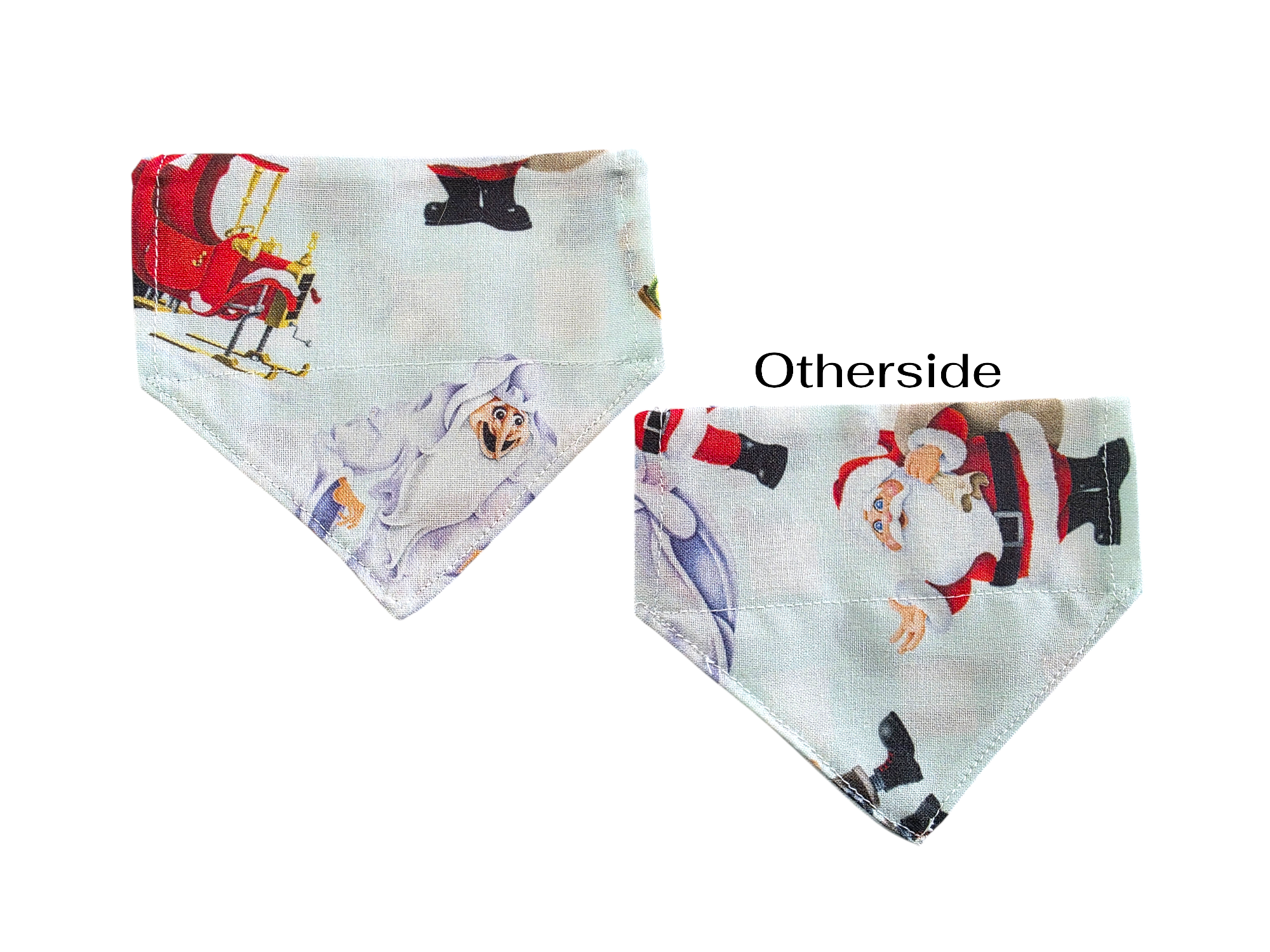 Small Santa's Sleigh Christmas Bandana