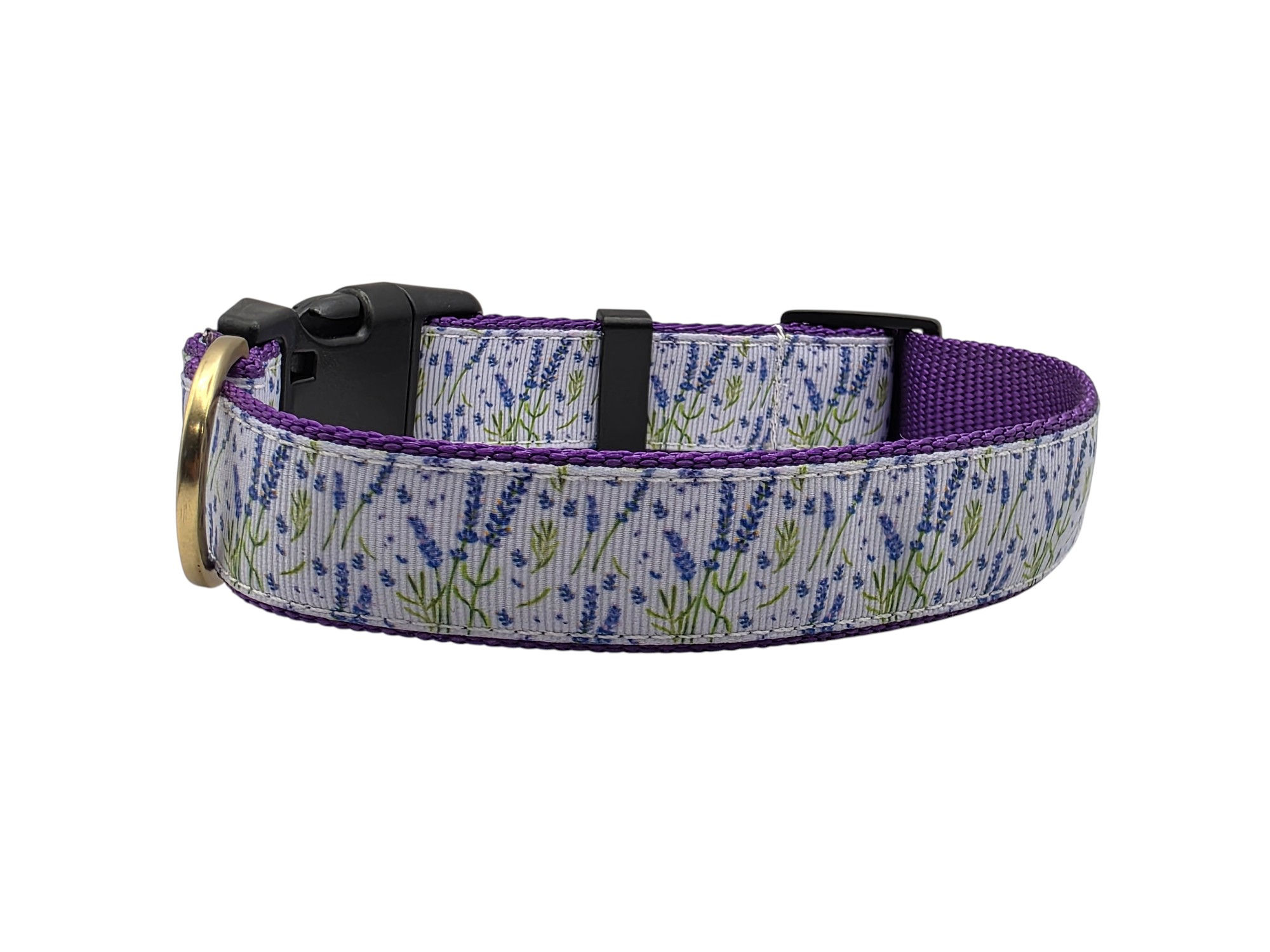 25mm Wide Lavender Dog Collar
