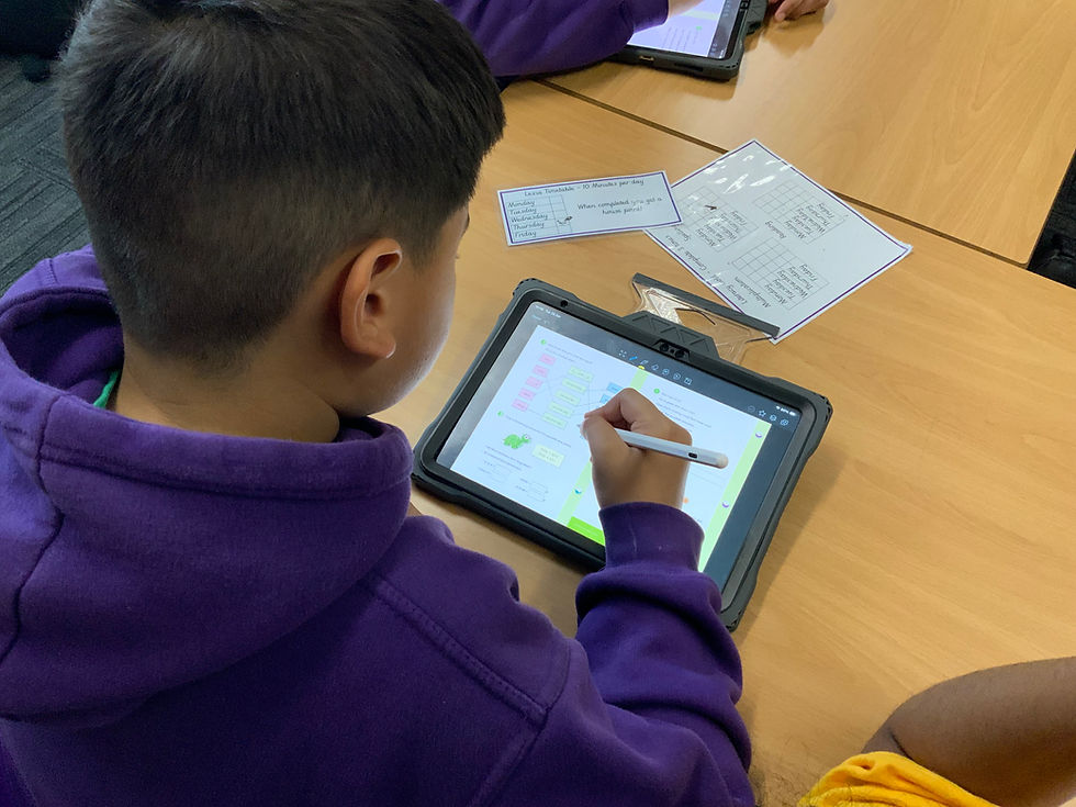 Maths learning on Showbie!