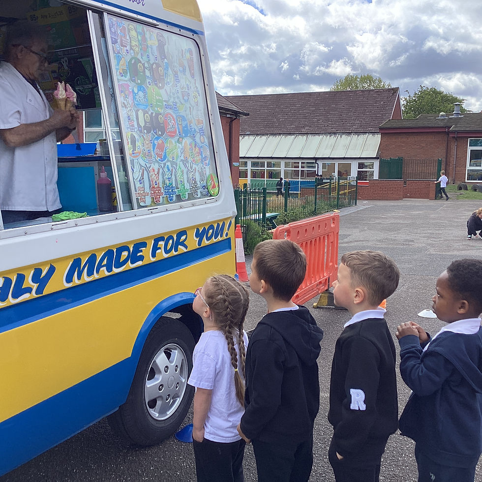 Reception F ice cream treat