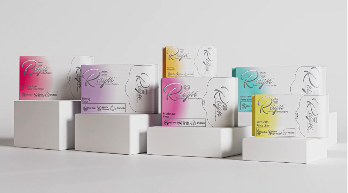 Reign Premium Plant-Based Sanitary Napkins