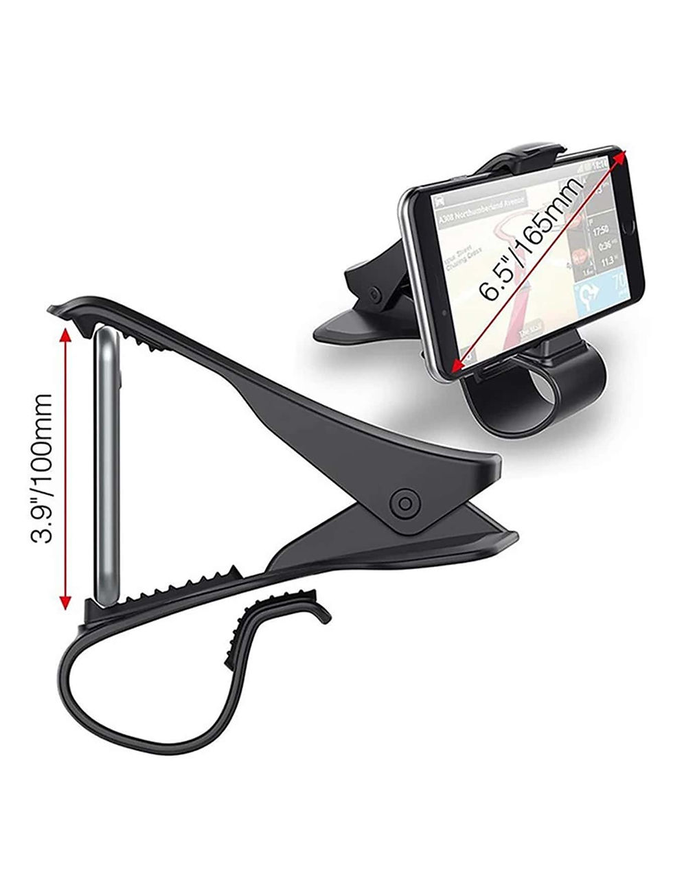 Thumbnail: Adjustable Dashboard Car Phone Holder