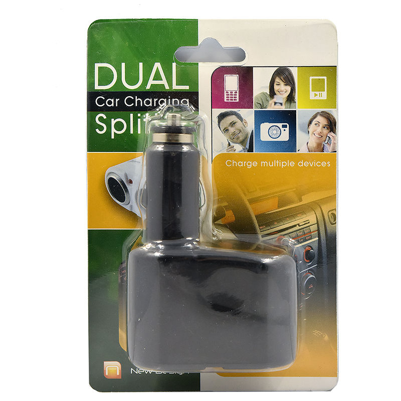 Thumbnail: Universal Car Splitter 2 Sockets (no usb)