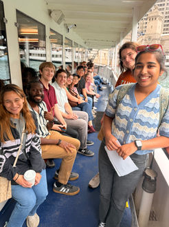 NSF MONET gathers for team building boat tour in the Chicago River