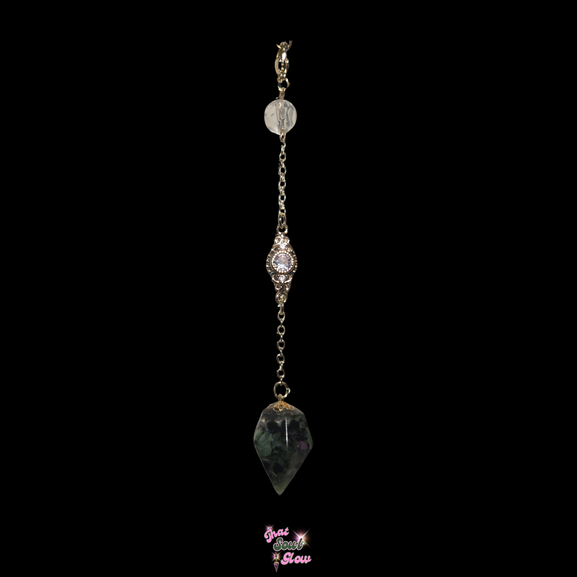 Mini Ruby Zoisite Pendulum
