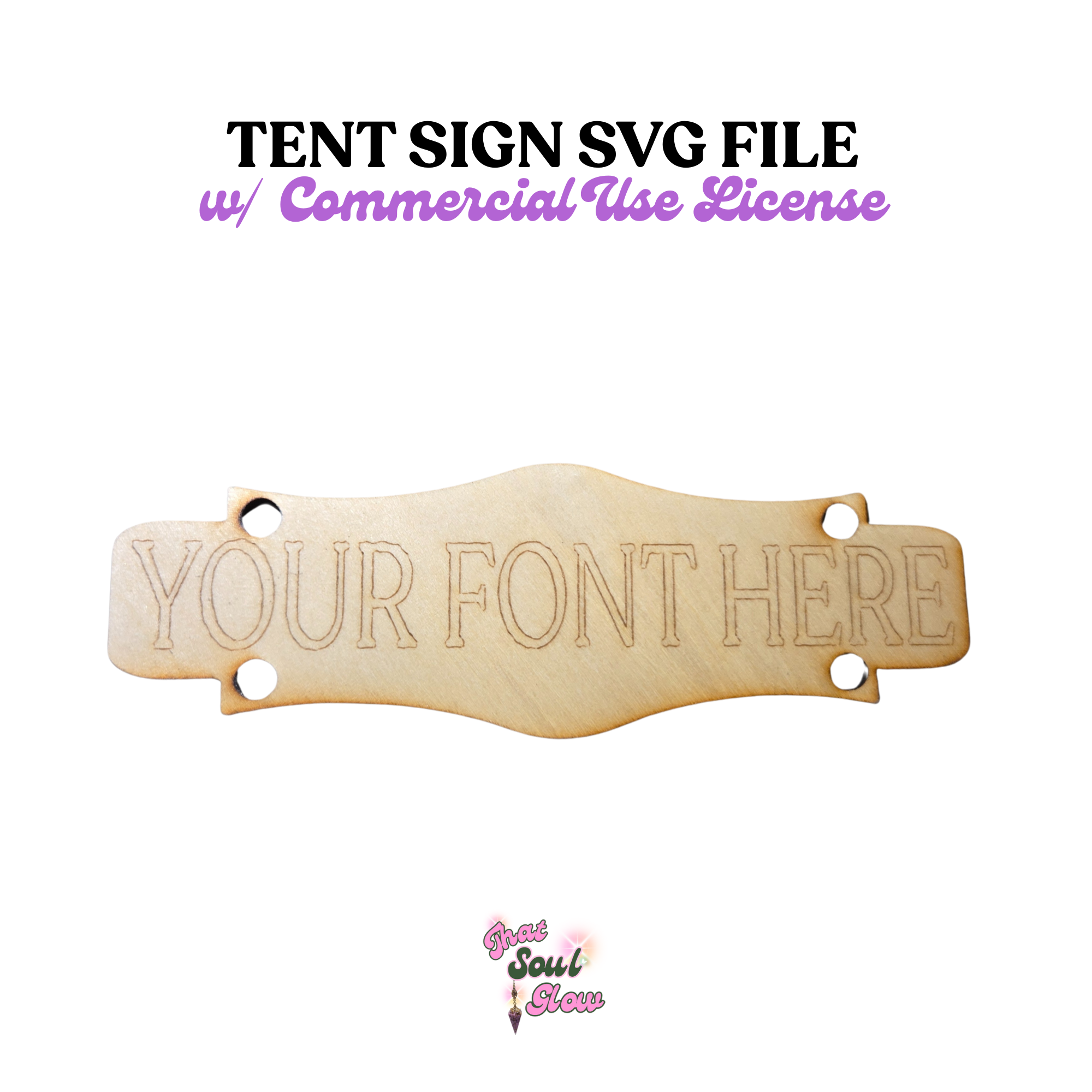 Shape 3 Dropdown Tent Sign SVG Template | For Commercial Use | DIY Laser File