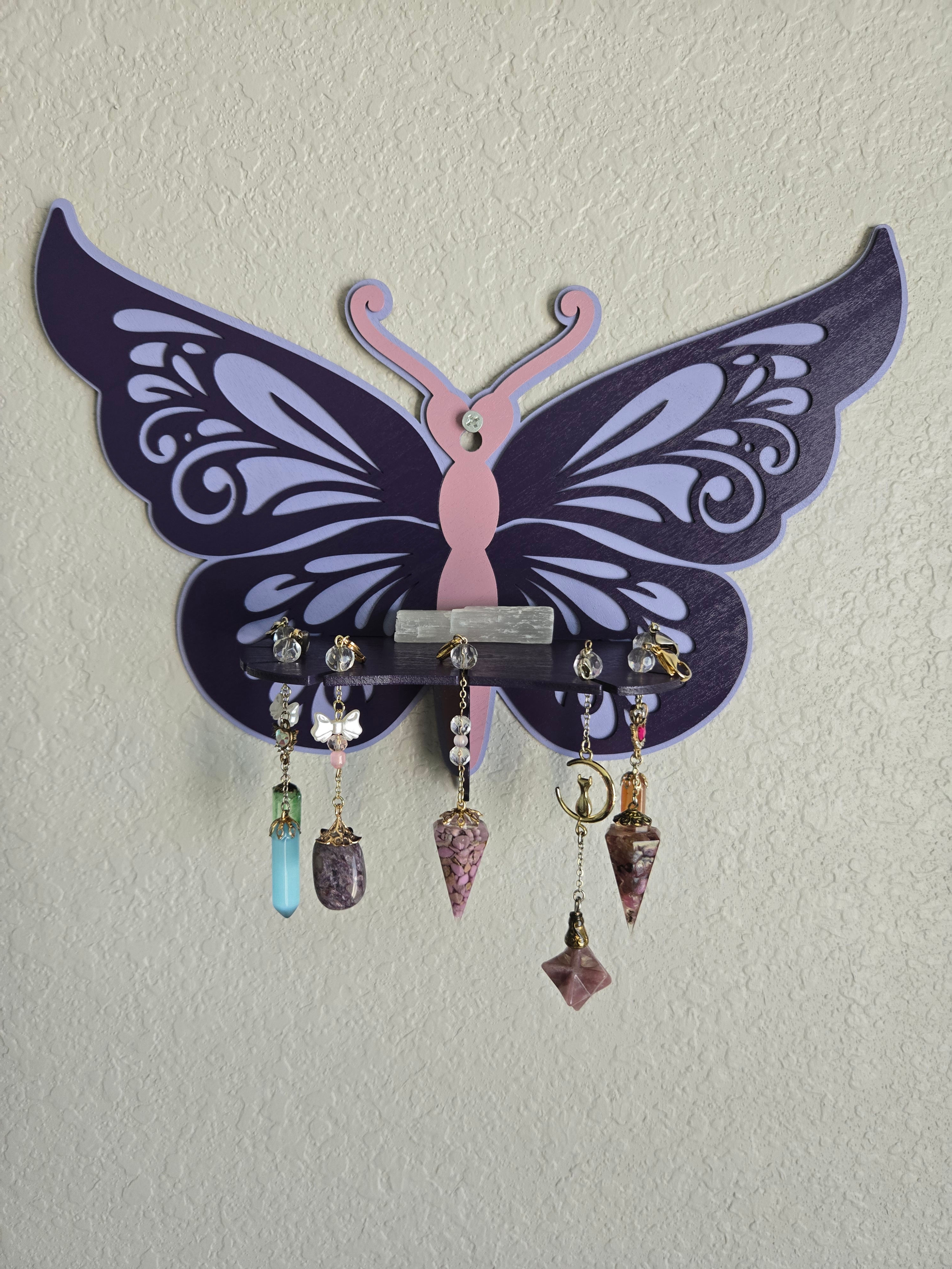 Butterfly Pendulum Cleansing / Charging Shelf