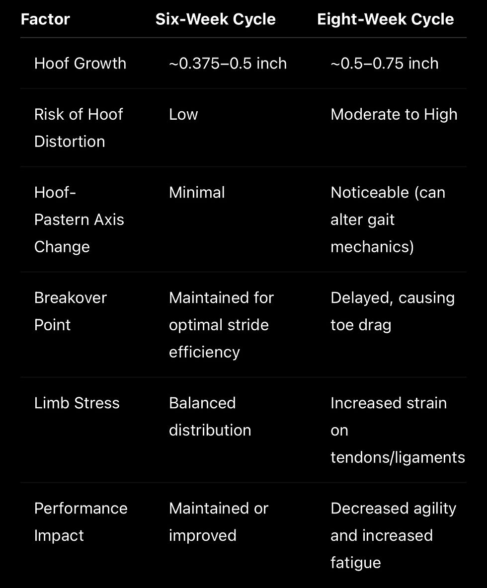 Cycles Differences
