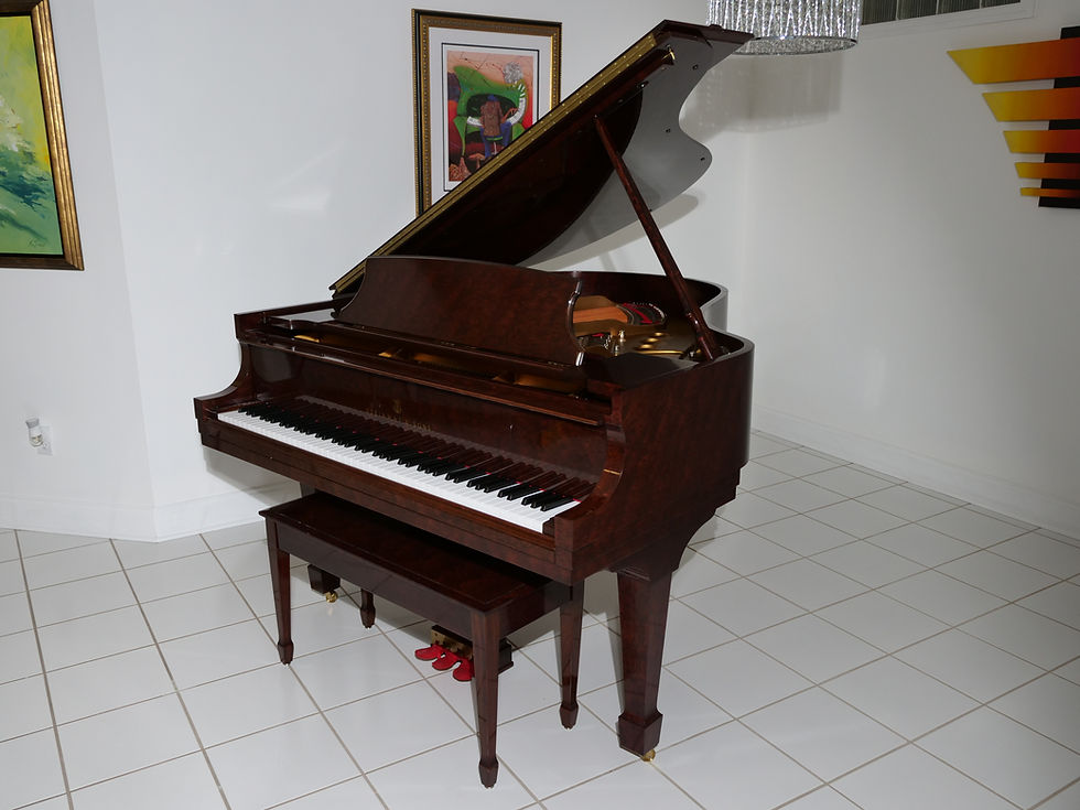 Thumbnail: 2017 STEINWAY & SONS MODEL M CROWN JEWEL COLLECTION KEWAZINGA BUBINGA